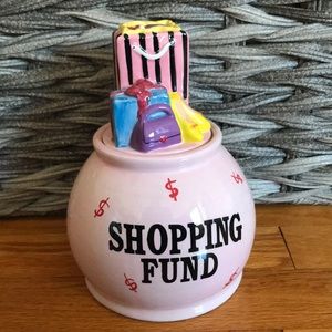 Ceramic Shopping Fund Jar